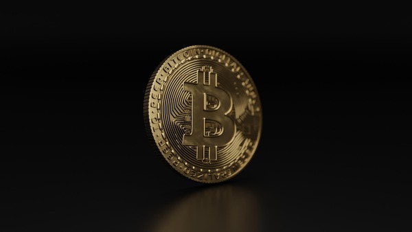 3D rendered cryptocurrency coins